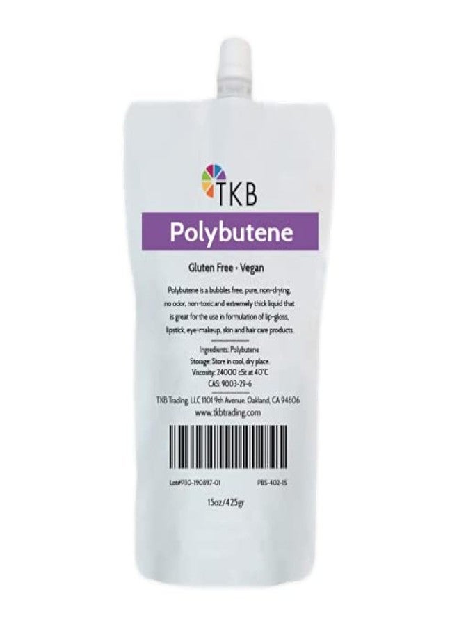 TKB Trading, LLC TKB Polybutene | Clear Additive Cosmetic Ingredient for DIY Makeup (15oz (425g)) - Image 1